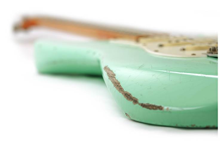 John Cruz Custom Guitars Crossville ST Surf Green Whole Lotta Playing Ash Maple Fingerboard John Cruz Custom Guitars Crossville ST Surf Green Whole Lotta Playing Ash Maple Fingerboard