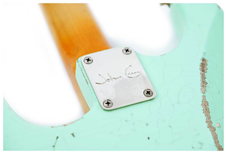 John Cruz Custom Guitars Crossville ST Surf Green Whole Lotta Playing Ash Maple Fingerboard John Cruz Custom Guitars Crossville ST Surf Green Whole Lotta Playing Ash Maple Fingerboard