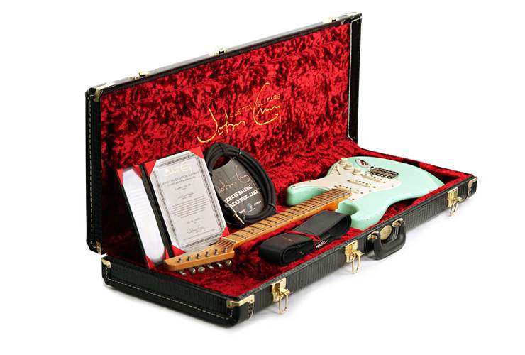 John Cruz Custom Guitars Crossville ST Surf Green Whole Lotta Playing Ash Maple Fingerboard John Cruz Custom Guitars Crossville ST Surf Green Whole Lotta Playing Ash Maple Fingerboard