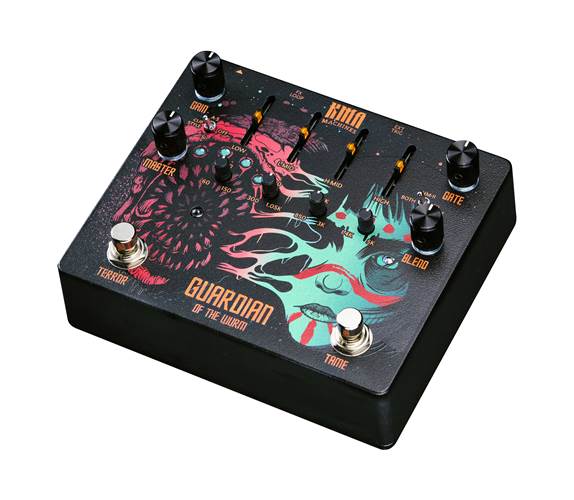KMA Machines Guardian of the Wurm Distortion Pedal with Noise Gate KMA Machines Guardian of the Wurm Distortion Pedal with Noise Gate
