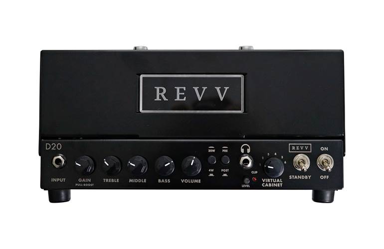 Revv D20 Amplifier Black Head Valve Amp (Ex-Demo) #D202202100