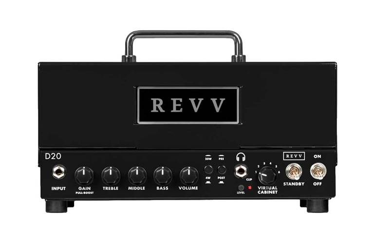 Revv D20 Amplifier Valve Amp Head Black