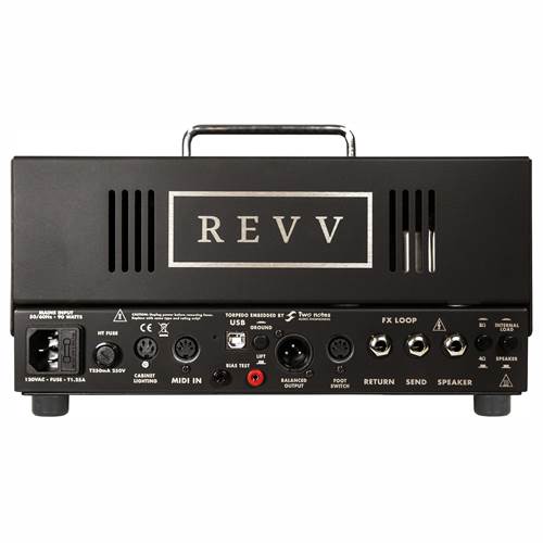 Revv G20 Amplifier Valve Amp Head Black Revv G20 Amplifier Valve Amp Head Black