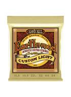Ernie Ball Earthwood Custom Light 8020 Bronze Acoustic Guitar Strings 11.5-54 Gauge