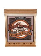 Ernie Ball Earthwood Custom Light Phosphor Bronze Acoustic Guitar Strings 11.5-54 Gauge