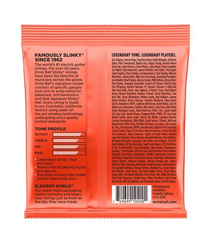 Ernie Ball Skinny Top Heavy Bottom Slinky 7-String Nickel Wound Electric Guitar Strings 10 - 62 Gauge Ernie Ball Skinny Top Heavy Bottom Slinky 7-String Nickel Wound Electric Guitar Strings 10 - 62 Gauge
