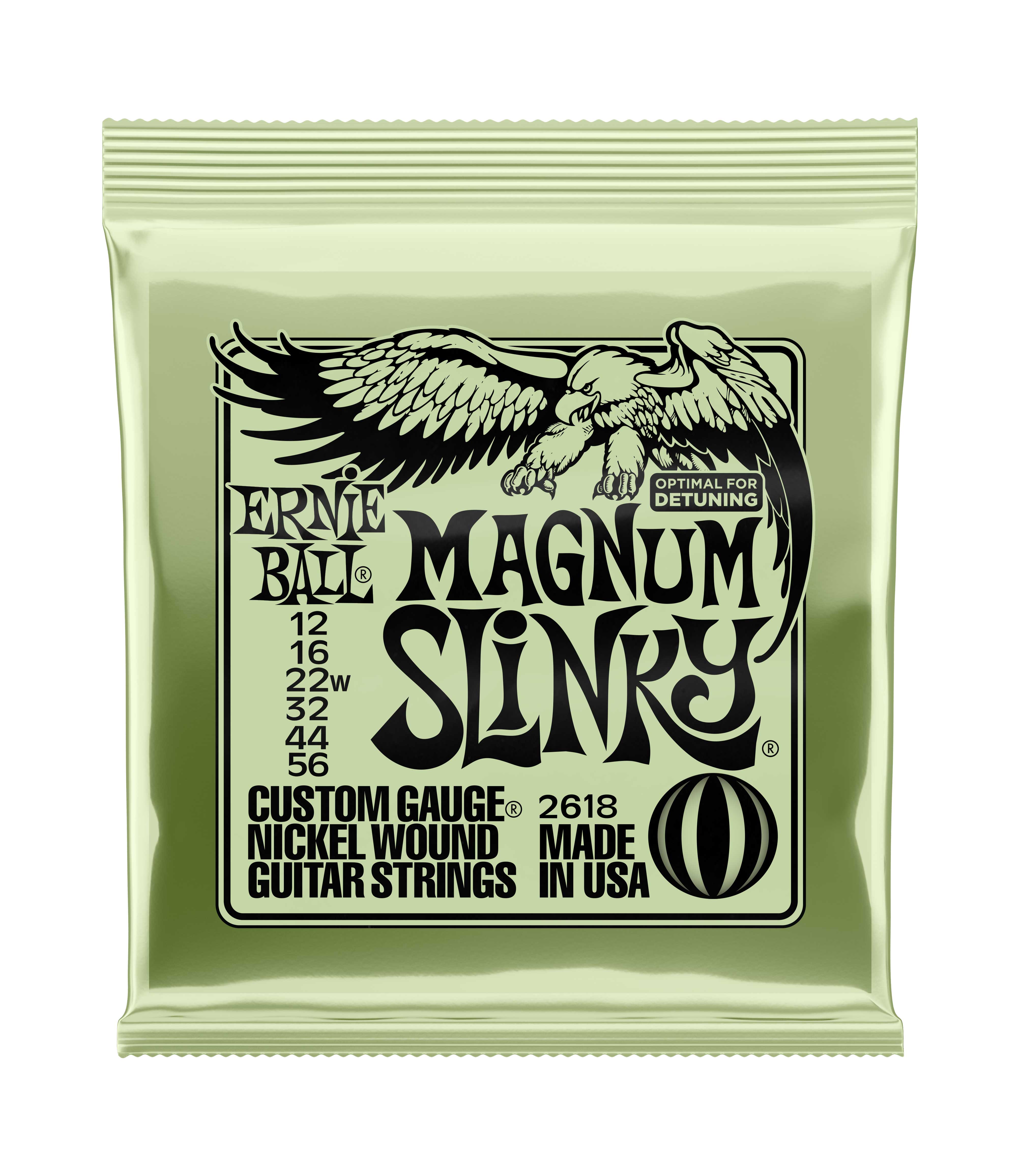 Ernie Ball Magnum Slinky Nickel Wound Electric Guitar Strings 12