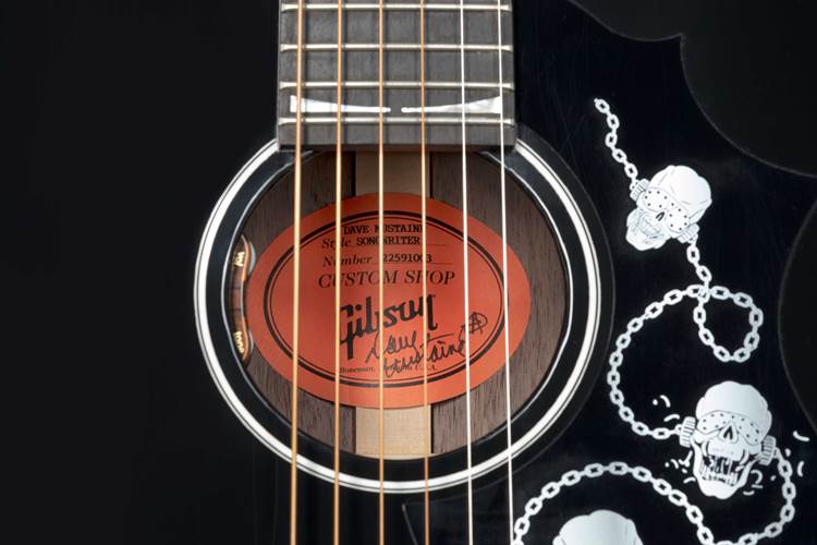 Gibson Dave Mustaine Songwriter Signed Ebony Gibson Dave Mustaine Songwriter Signed Ebony