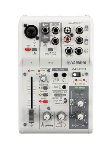 Yamaha AG03MK2 Mixer White