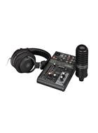 Yamaha AG03MK2 Black Streaming Pack with Mixer, Microphone, Headphones and Cable