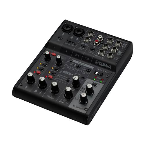Yamaha AG06MK2 Mixer Black Yamaha AG06MK2 Mixer Black