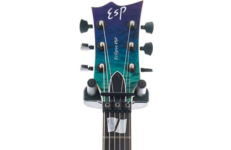 ESP USA Eclipse Floyd Rose Flamed Maple EMG Violet Shadow Fade Satin Black Hardware #US23287 ESP USA Eclipse Floyd Rose Flamed Maple EMG Violet Shadow Fade Satin Black Hardware #US23287