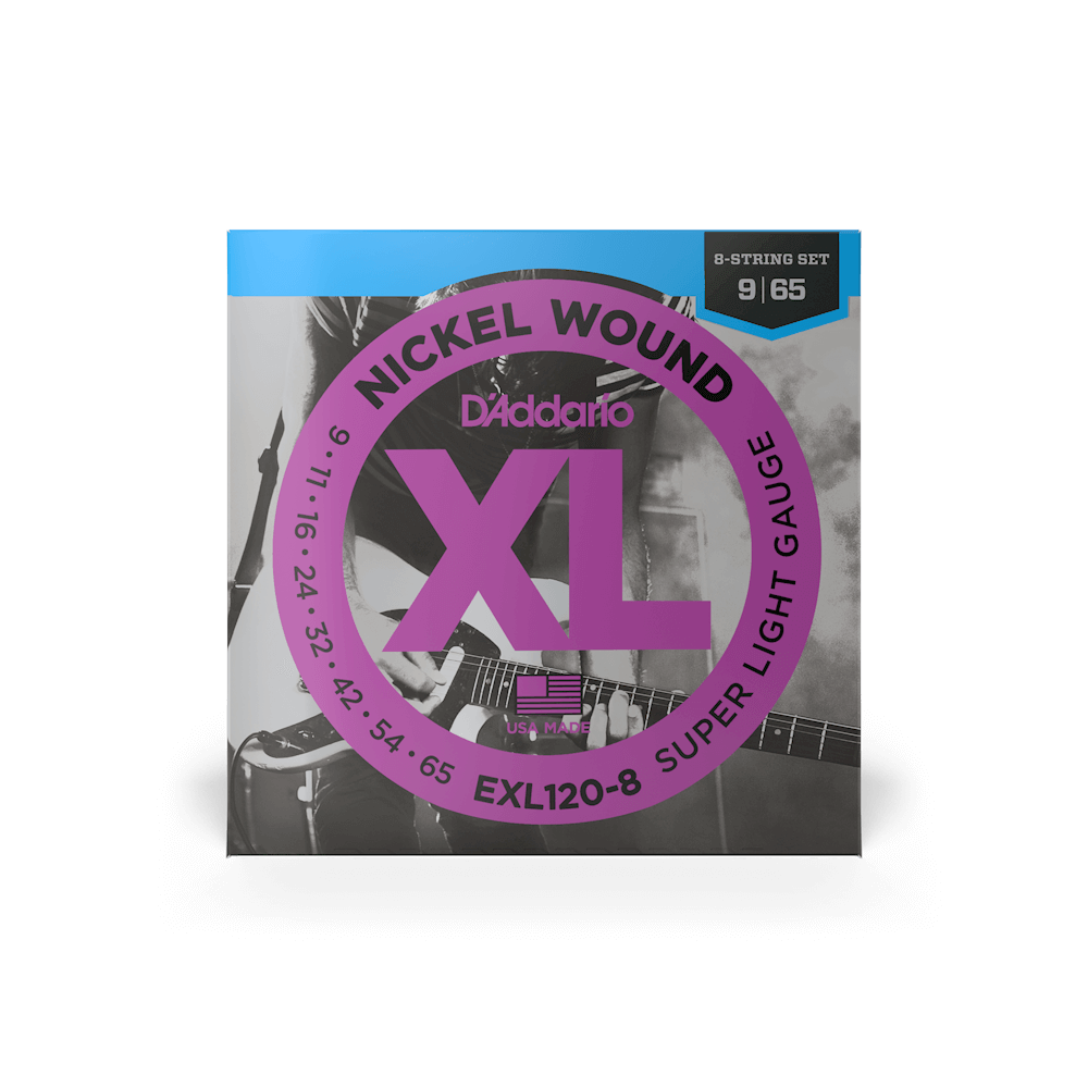 D Addario EXL120 8 8 String Nickel Wound Electric Guitar Strings