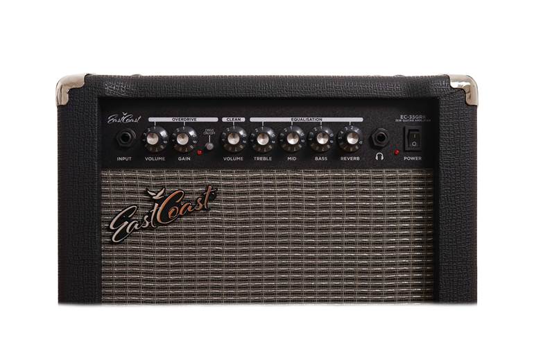 EastCoast EC-35RGII 35 Watt Guitar Combo Practice Amp With Reverb EastCoast EC-35RGII 35 Watt Guitar Combo Practice Amp With Reverb