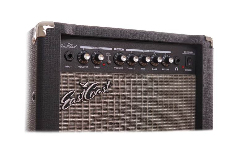 EastCoast EC-35RGII 35 Watt Guitar Combo Practice Amp With Reverb EastCoast EC-35RGII 35 Watt Guitar Combo Practice Amp With Reverb