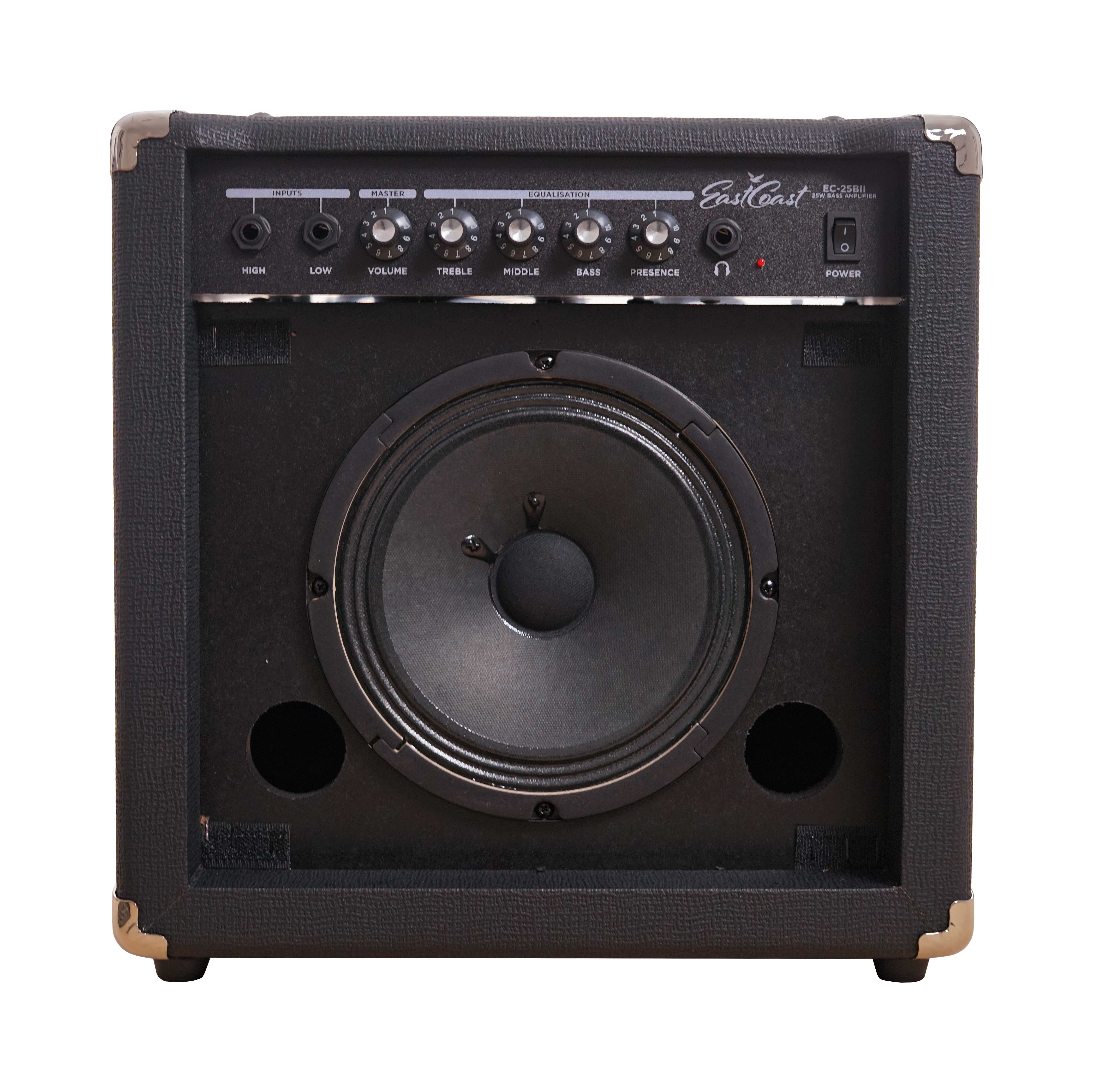 EastCoast EC-25BII 25 Watt Bass Combo Practice Amp