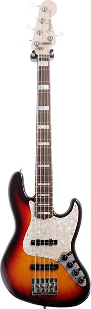 Fender Custom Shop Custom Classic Jazz Bass V Chocolate 2 Tone Sunburst Rosewood Fingerboard #CZ568282