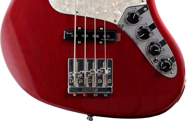 Fender Custom Shop Custom Classic Jazz Bass IV Crimson Red Transparent Rosewood Fingerboard #CZ568285 Fender Custom Shop Custom Classic Jazz Bass IV Crimson Red Transparent Rosewood Fingerboard #CZ568285