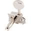 Fender Pure Vintage Guitar Tuning Machines Nickel/Chrome Front View