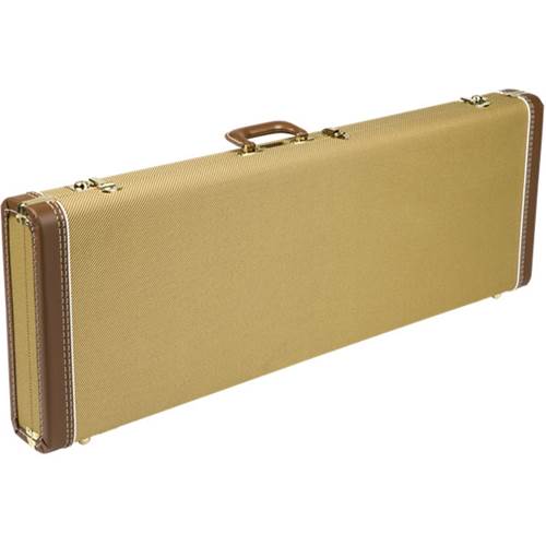Fender G&G Deluxe Stratocaster / Telecaster Hardshell Case Tweed with Red Poodle Plush Interior Fender G&G Deluxe Stratocaster / Telecaster Hardshell Case Tweed with Red Poodle Plush Interior