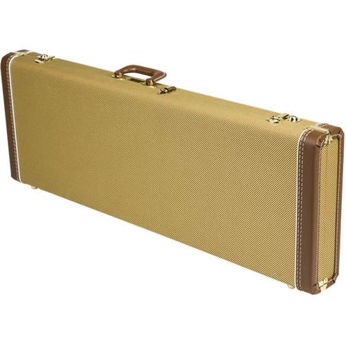 Fender G&G Deluxe Stratocaster / Telecaster Hardshell Case Tweed with Red Poodle Plush Interior Fender G&G Deluxe Stratocaster / Telecaster Hardshell Case Tweed with Red Poodle Plush Interior