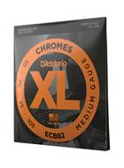 D'Addario ECB82 Chromes Bass Guitar Strings Medium 50-105 Long Scale