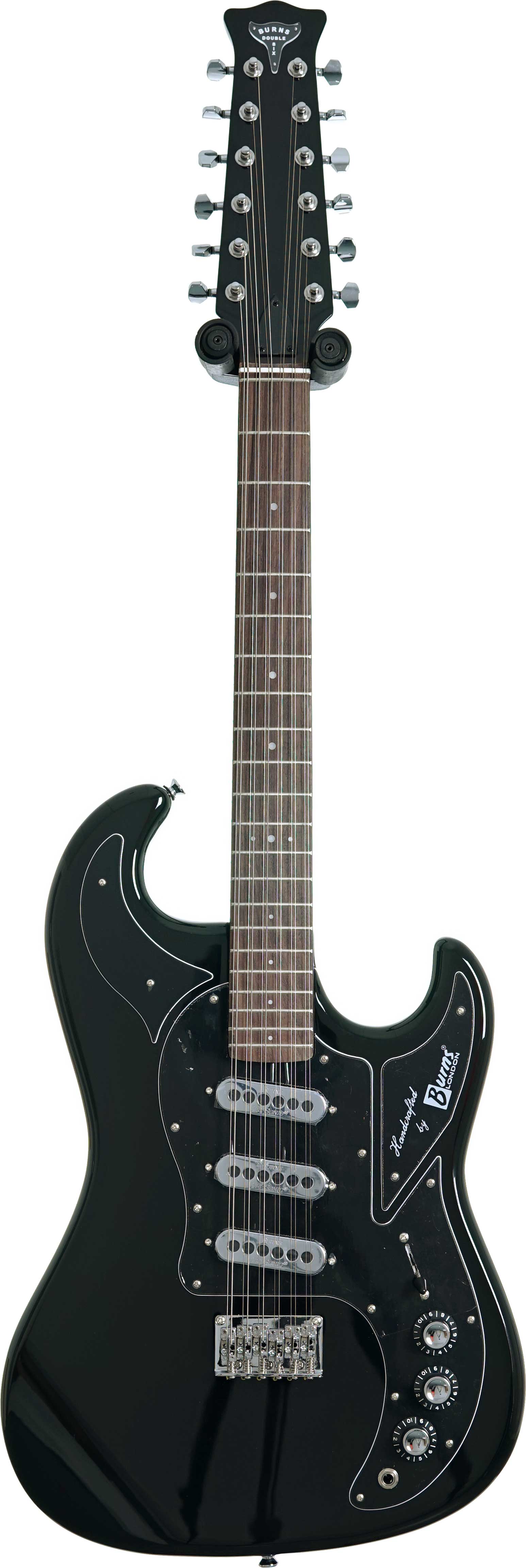 Burns Double Six Black Rosewood Fingerboard