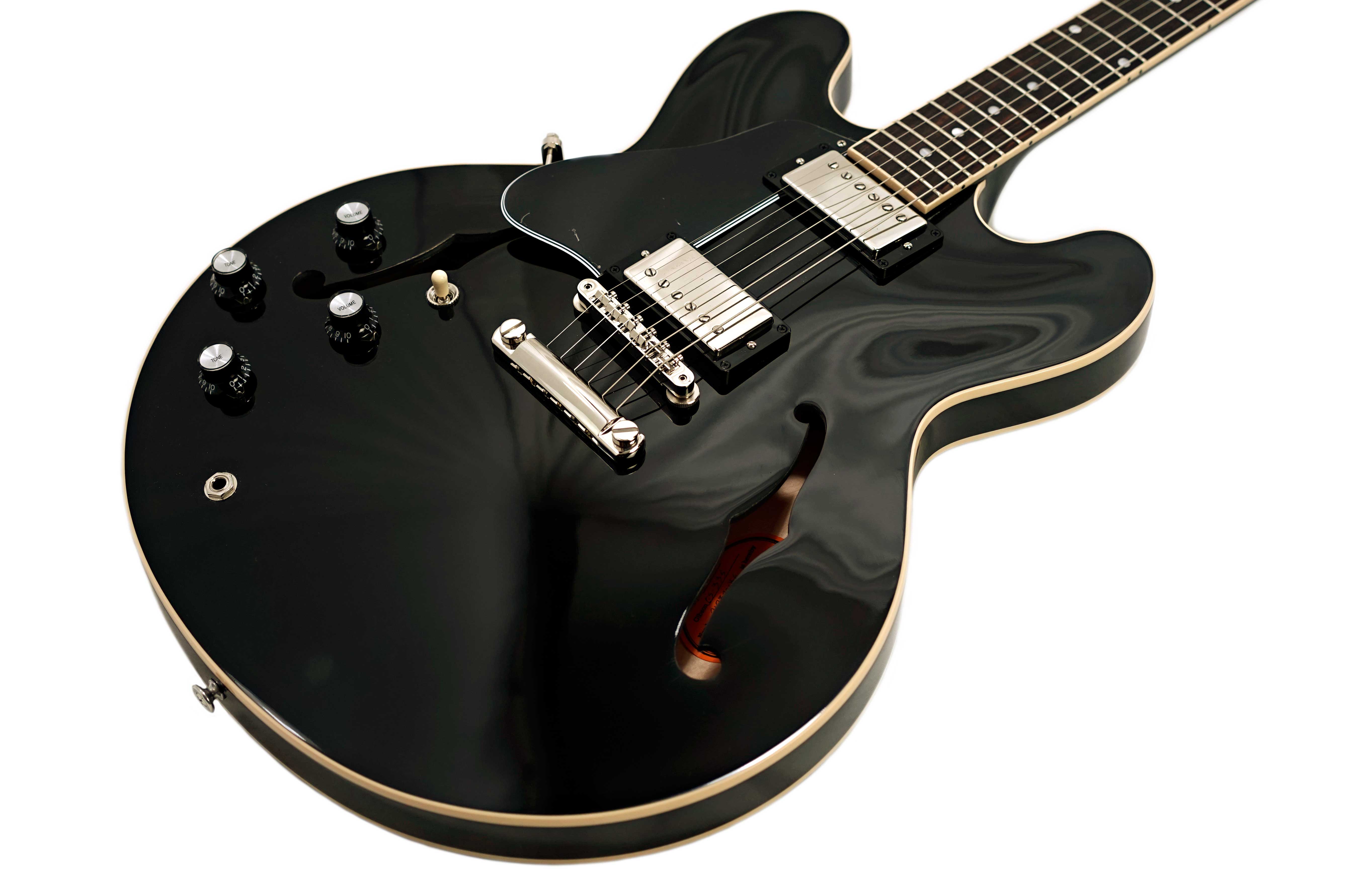 Gibson ES-335 Vintage Ebony Left-Handed guitarguitar Exclusive