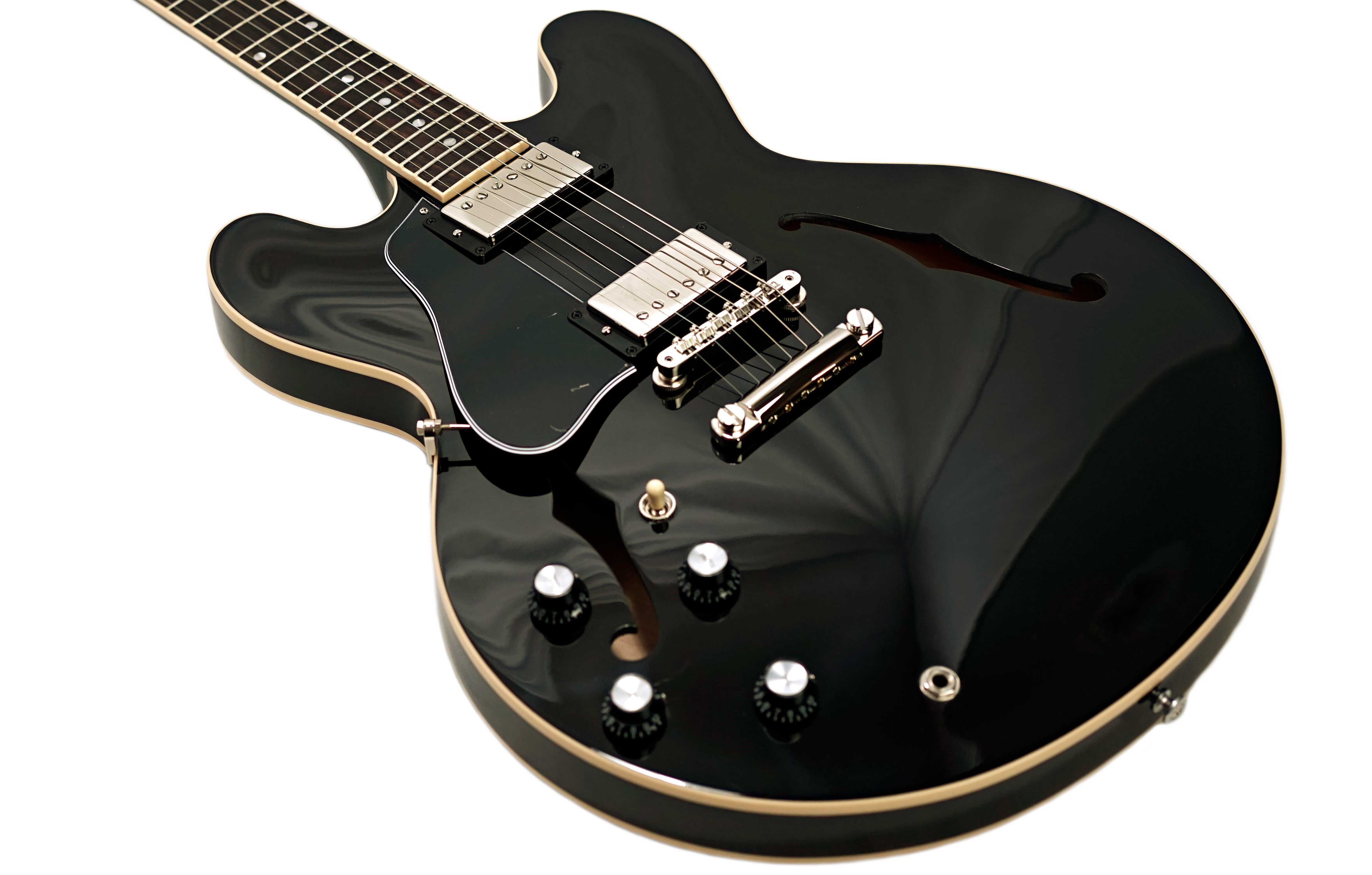 Gibson ES-335 Vintage Ebony Left-Handed guitarguitar Exclusive