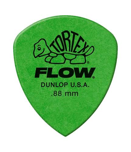 Dunlop Tortex Flow Green 0.88mm 12 Pack