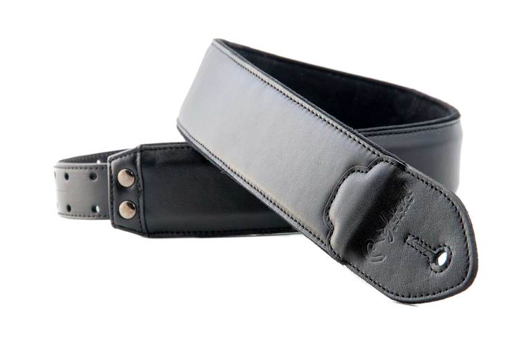 Right On Straps Leathercraft Vintage Black Guitar Strap Right On Straps Leathercraft Vintage Black Guitar Strap