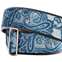 Right On Straps MOJO Paisley Blue Front View