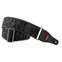 Right On Straps Talisman Deluxe Black Vegan Guitar Strap Front View