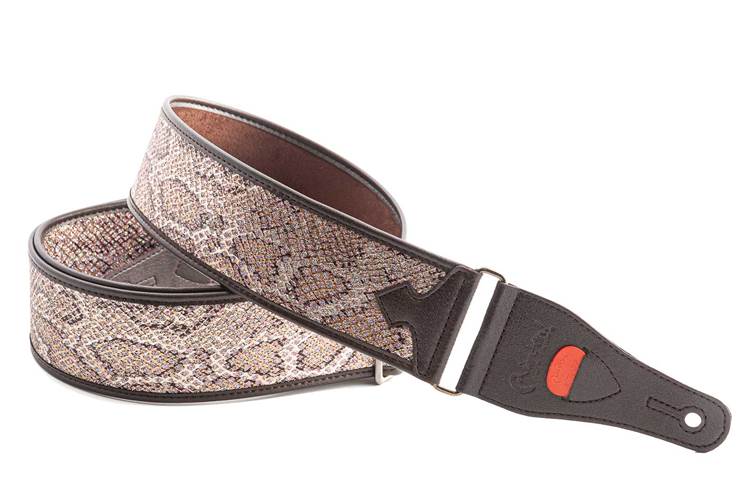 Right On Straps Talisman Glitter Snake Vegan Guitar Strap Right On Straps Talisman Glitter Snake Vegan Guitar Strap