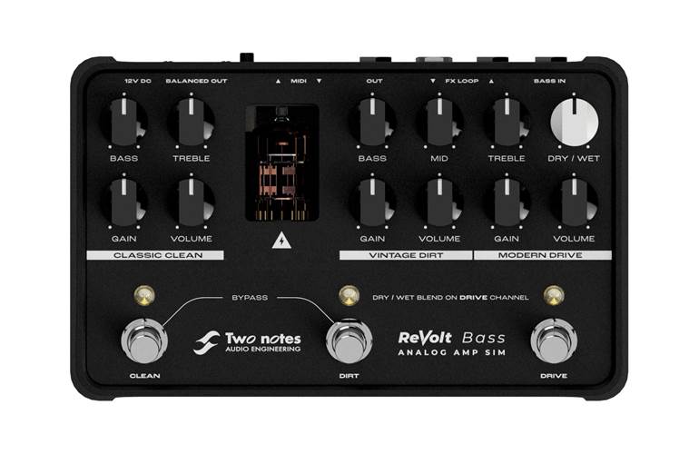 Two Notes ReVolt Bass Analog Amp Simulator Preamp