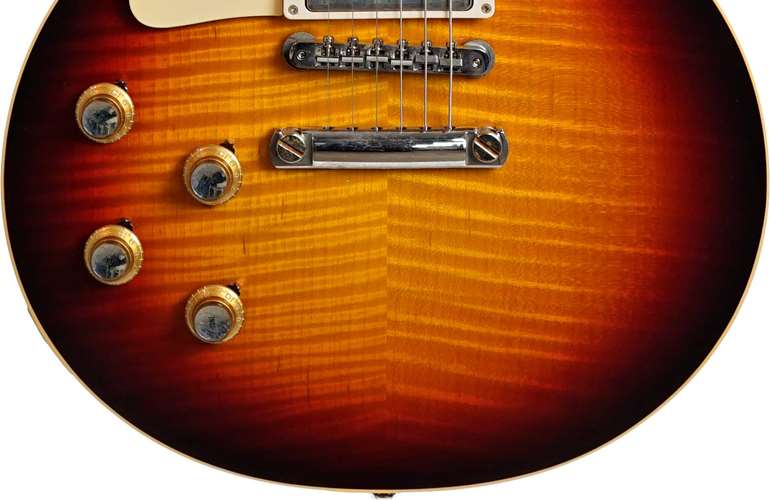 Gibson Custom Shop Made 2 Measure Hand Selected Top 1960 Les Paul Standard Vintage Cherry Sunburst VOS Left Handed #03169 Gibson Custom Shop Made 2 Measure Hand Selected Top 1960 Les Paul Standard Vintage Cherry Sunburst VOS Left Handed #03169