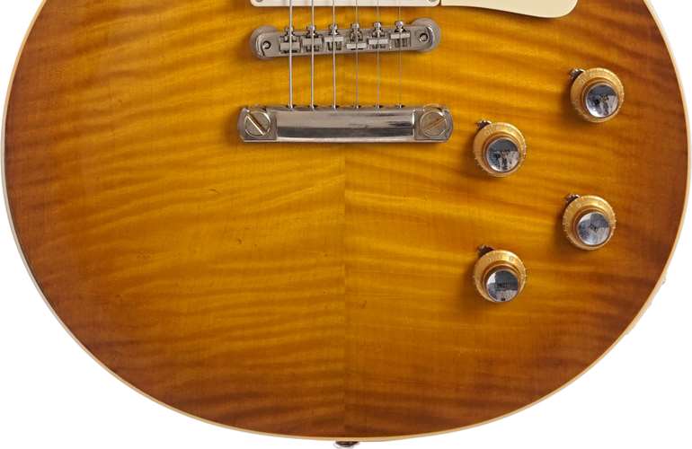 Gibson Custom Shop Made 2 Measure Hand Selected Top Murphy Lab 1960 Les Paul Standard Light Aged Vintage Lemon Burst #03161 Gibson Custom Shop Made 2 Measure Hand Selected Top Murphy Lab 1960 Les Paul Standard Light Aged Vintage Lemon Burst #03161