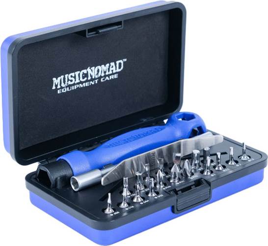 MusicNomad Premium Guitar Tech Screwdriver And Wrench Set 