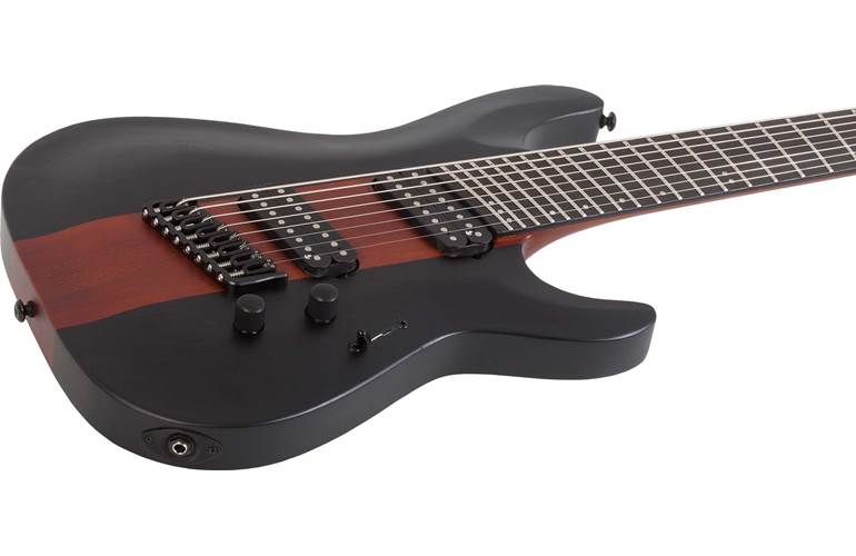 Schecter C-8 Multiscale Rob Scallon Satin Dark Roast Schecter C-8 Multiscale Rob Scallon Satin Dark Roast