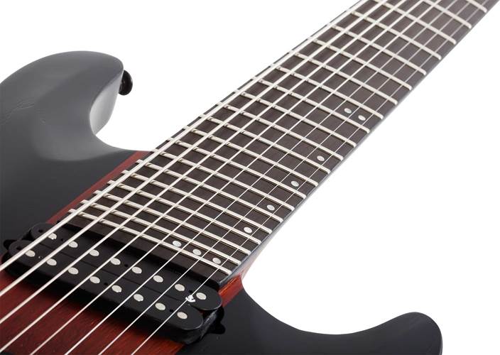 Schecter C-8 Multiscale Rob Scallon Satin Dark Roast Schecter C-8 Multiscale Rob Scallon Satin Dark Roast