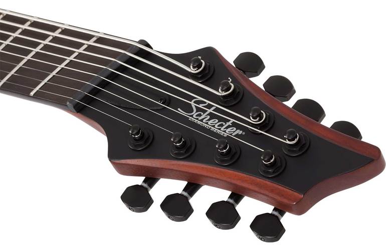 Schecter C-8 Multiscale Rob Scallon Satin Dark Roast Schecter C-8 Multiscale Rob Scallon Satin Dark Roast