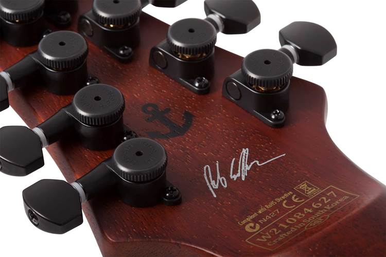 Schecter C-8 Multiscale Rob Scallon Satin Dark Roast Schecter C-8 Multiscale Rob Scallon Satin Dark Roast