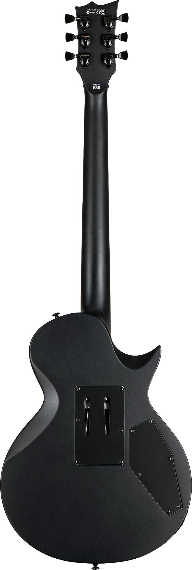 ESP LTD EC-FR Black Metal Black Satin Left Handed