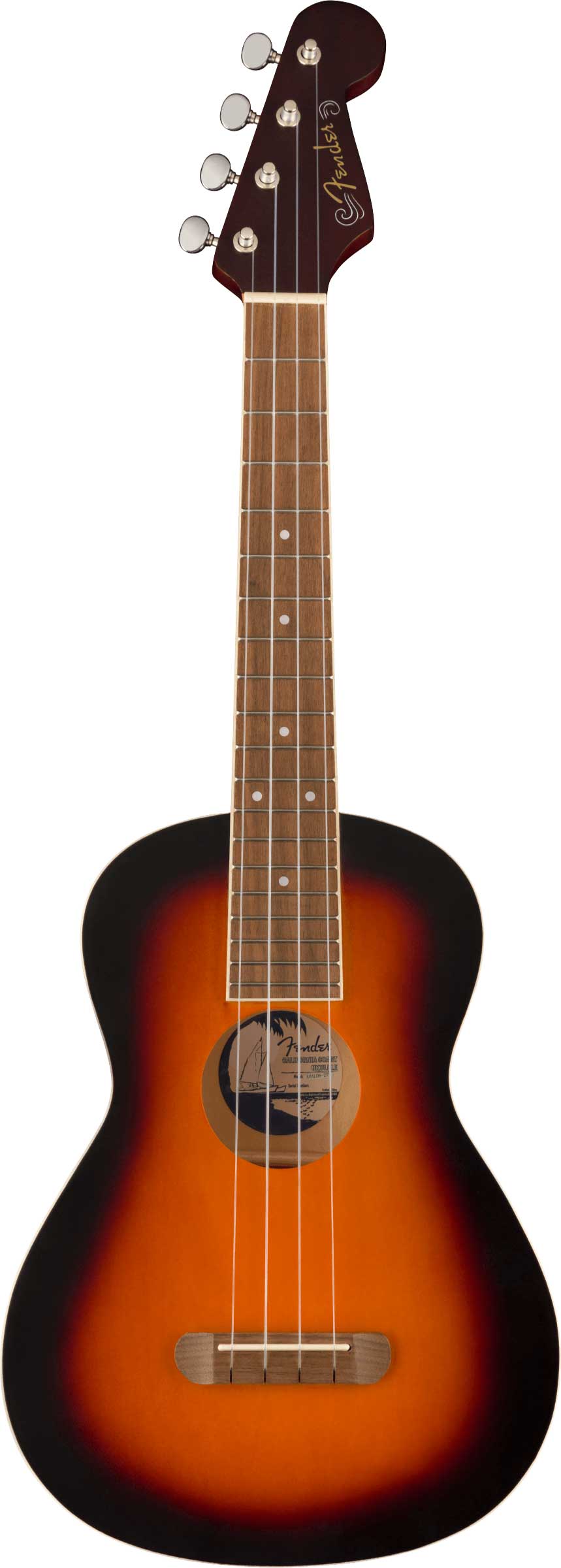 Fender Avalon Tenor Ukulele Walnut Fingerboard 2-Color Sunburst