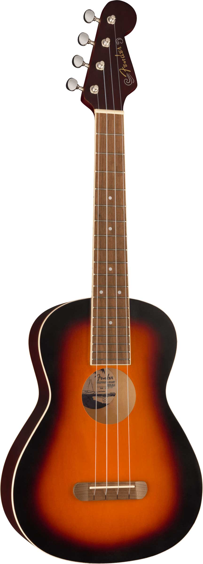 Fender Avalon Tenor Ukulele Walnut Fingerboard 2-Color Sunburst