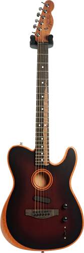 Fender American Acoustasonic Telecaster All-Mahogany Ebony Fingerboard Bourbon Burst #USA2103551