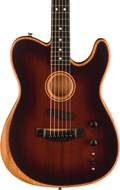 Fender American Acoustasonic Telecaster All-Mahogany Ebony Fingerboard Bourbon Burst