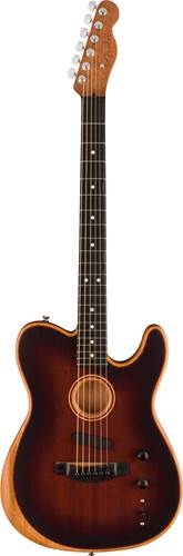 Fender American Acoustasonic Telecaster All-Mahogany Ebony Fingerboard Bourbon Burst