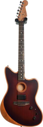 Fender American Acoustasonic Jazzmaster All-Mahogany Ebony Fingerboard Bourbon Burst (Nearly New) #US230155A Fender American Acoustasonic Jazzmaster All-Mahogany Ebony Fingerboard Bourbon Burst (Nearly New) #US230155A
