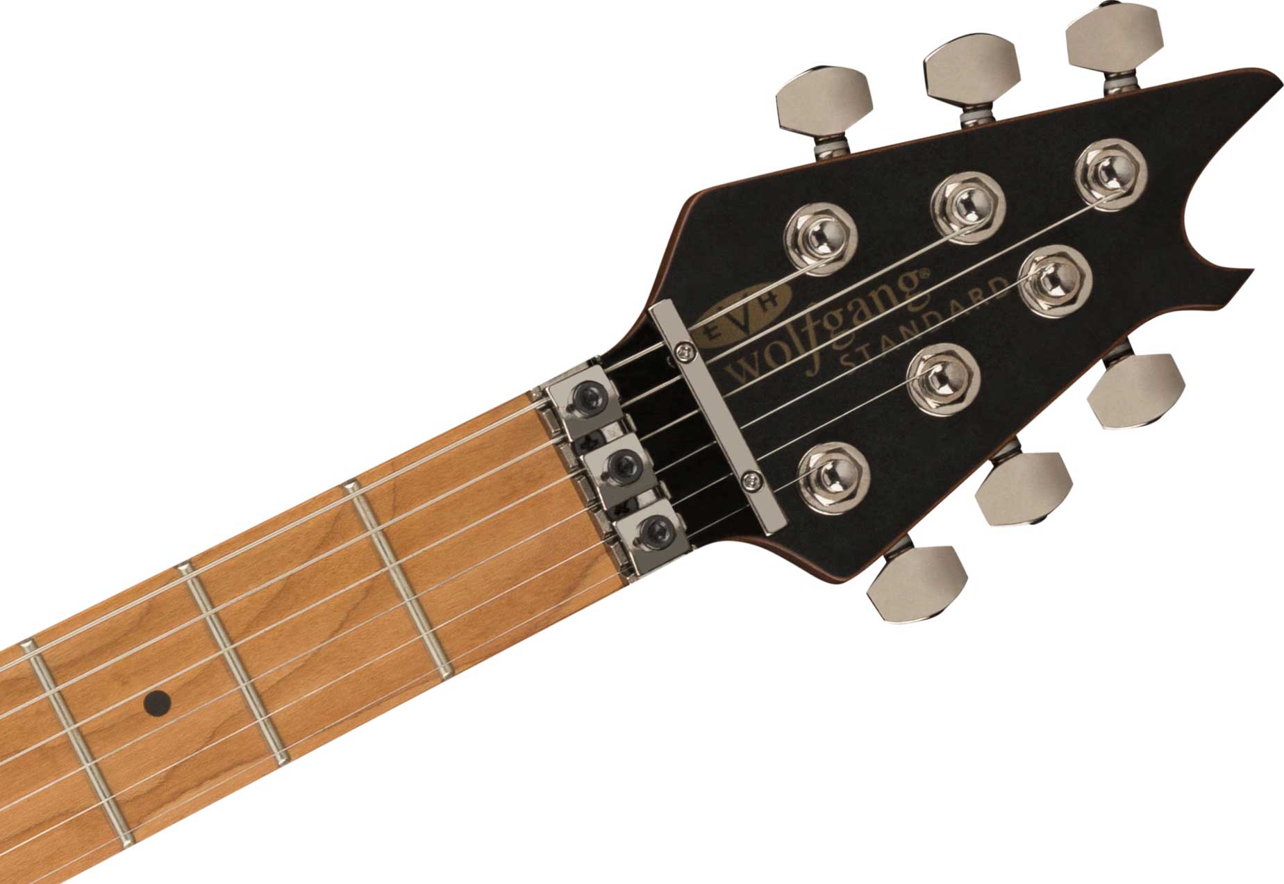 EVH Wolfgang WG Standard Exotic Poplar Burl Baked Maple Fingerboard Natural